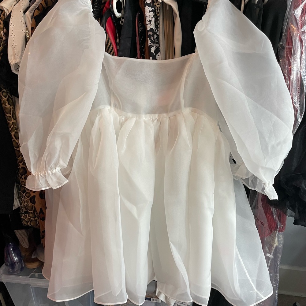 New Selkie Puff dress, NWT, XL Ivory